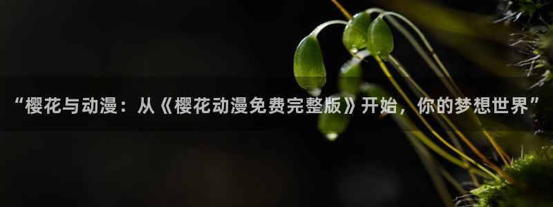 在线动画动漫下载新新漫画：“樱花与动漫：从《樱花动漫免费完整版》开始，你的梦想世界”