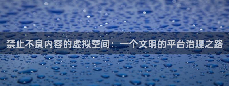 新新漫画网下载：禁止不良内容的虚拟空间：一个文明的平台治理之路