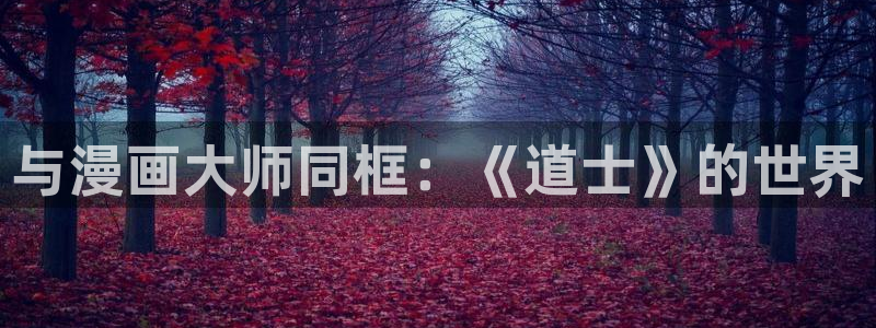 managereader漫画官网入口：与漫画大师同框：《道士》的世界