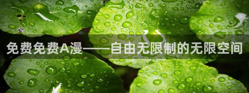 新新漫画网上看：免费免费A漫——自由无限制的无限空间